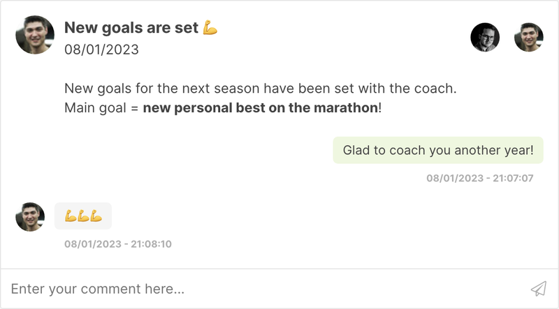 Centralise athlete reports and information